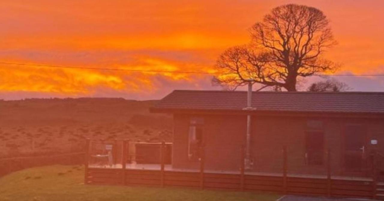 Luxury Family Beechwood Lodge With Hot Tub Lochwinnoch Exteriör bild